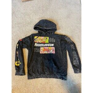 Nickelodeon Cartoon 90's Graphic Long Sleeve Hoodie